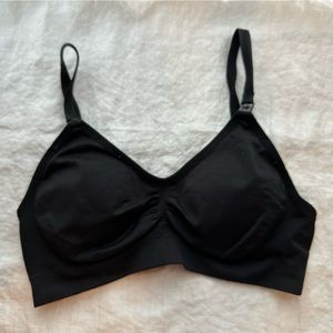 Women’s Motherhood Maternity Nursing Bra - Black - Size Medium